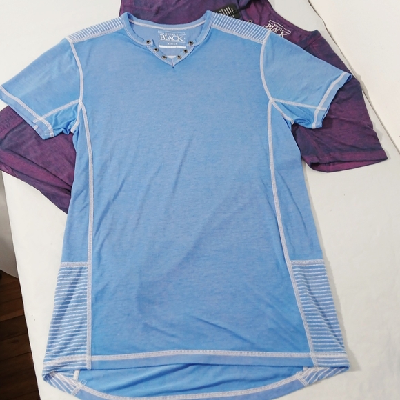 Buckle Short Sleeve Tees - Purple, Blue, Green - Picture 5 of 9